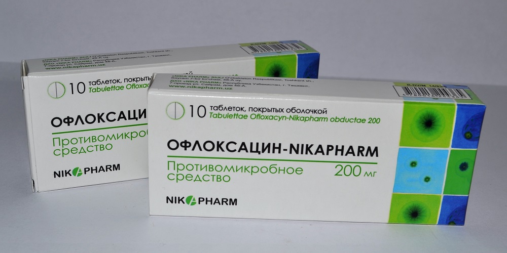 Противомикробное лекарственное средство Офлоксацин