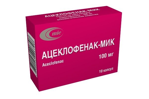 Подробное описание действия препарата Ацеклофенак на человеческий организм